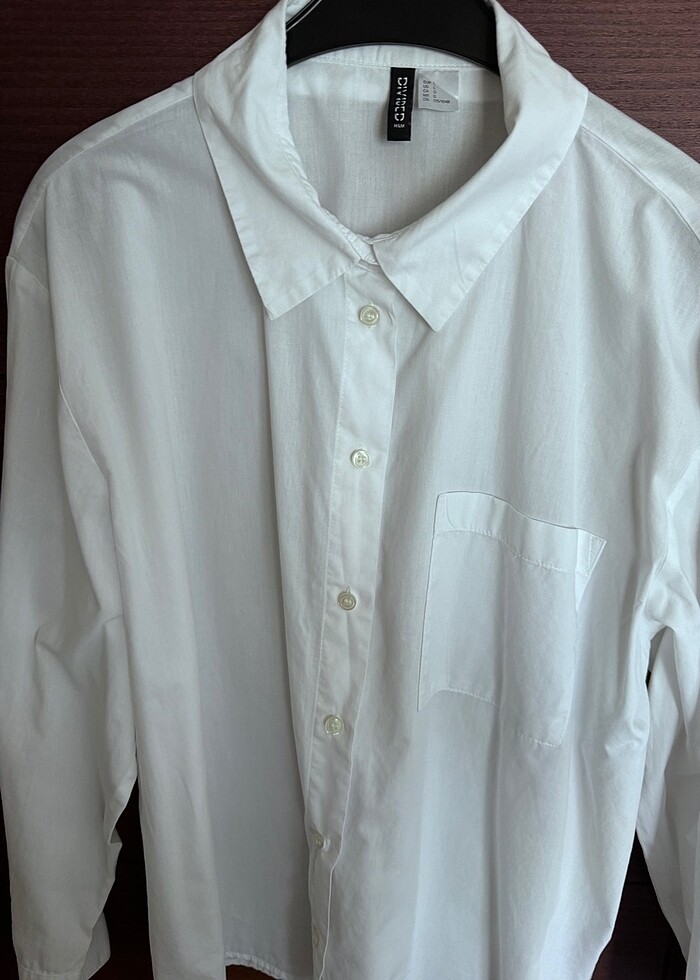 Düz beyaz gömlek - Görsel 5