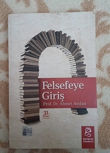 Felsefeye Giriş- Ahmet Aslan.