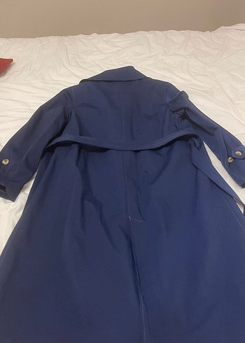 Gusto Klasik Mavi Kadın Trençkot - Görsel 8