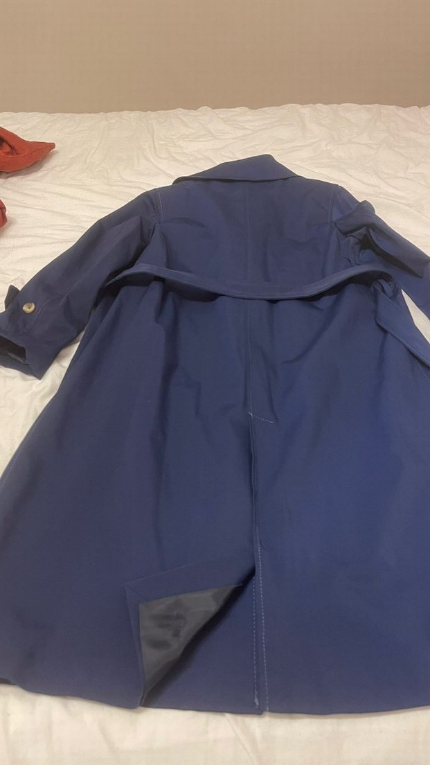 Gusto Klasik Mavi Kadın Trençkot - Görsel 5