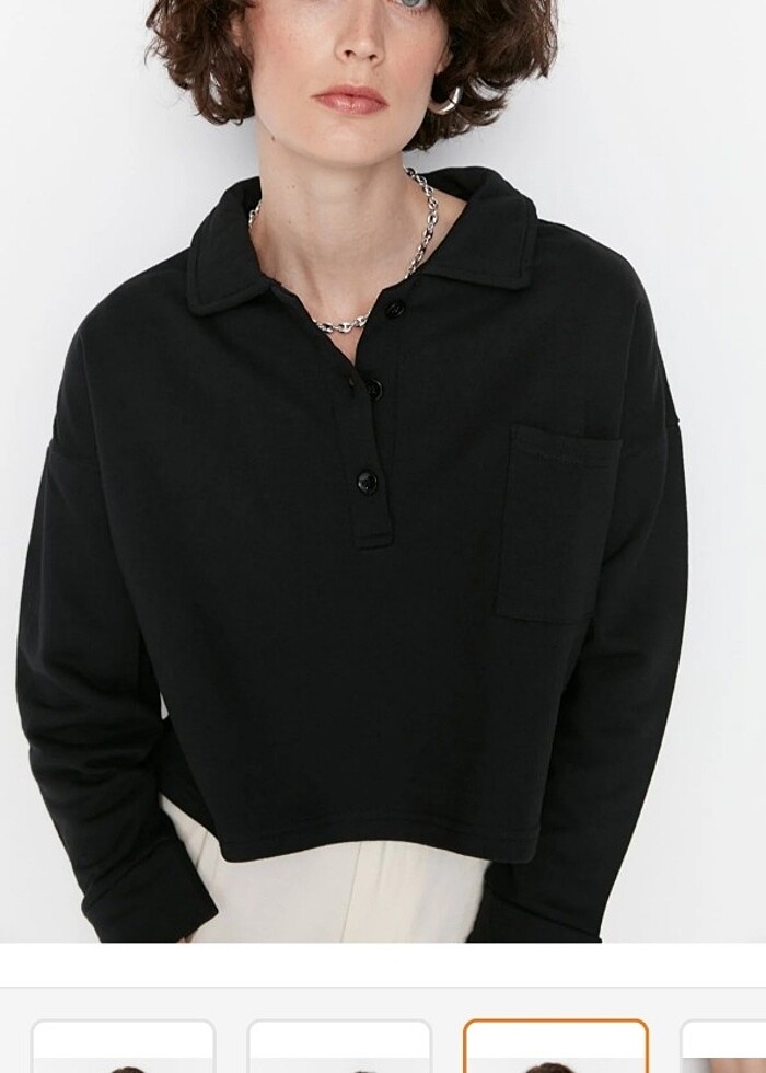 Polo Yaka T-shirt Siyah - Görsel 2