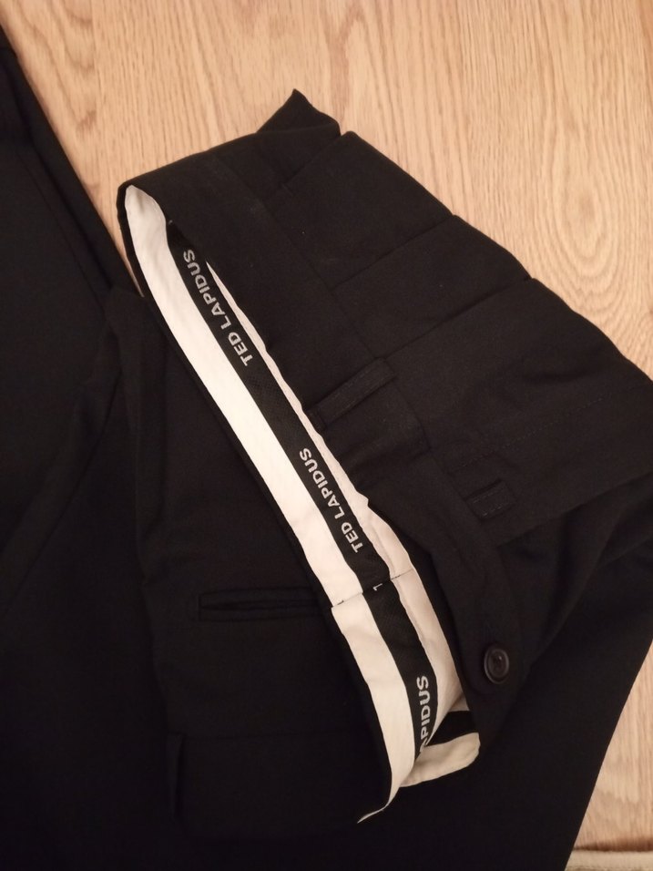 Siyah erkek Ofis Kumaş Pantolon - Görsel 3