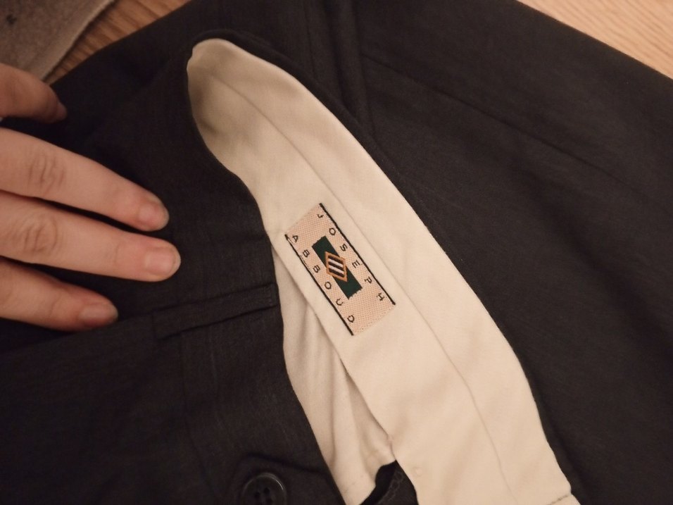 Düz Siyah Erkek Ofis Kumaş Pantolon - Görsel 3