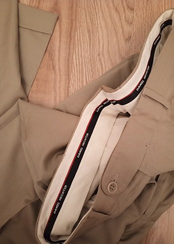 Bej erkek Normal Kesim Kumaş Pantolon - Görsel 4