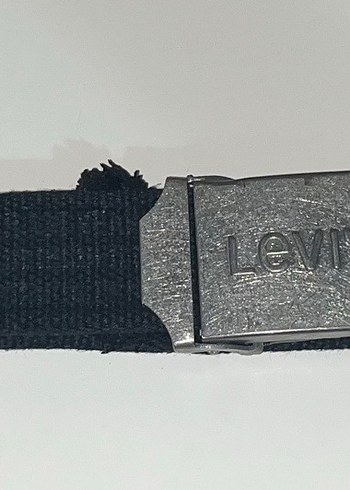 Levis Siyah Dokulu Kumas Kemer