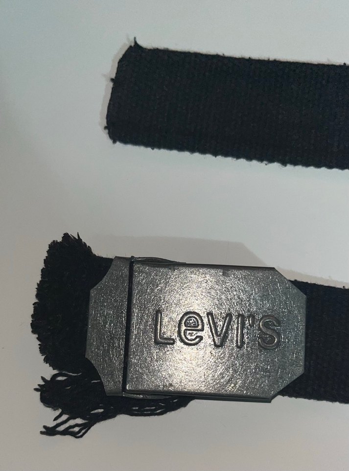 Levis Siyah Dokulu Kumaş Kemer — görsel 4/4