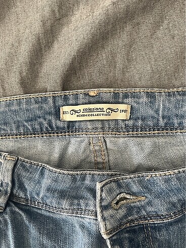 Zara düşük bel yırtık pantolon