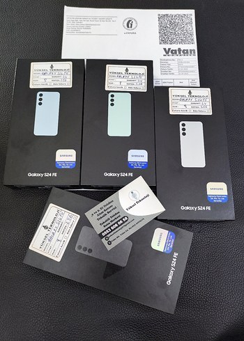 Samsung Galaxy S24 FE 256gb Sıfır Kapalı Kutu