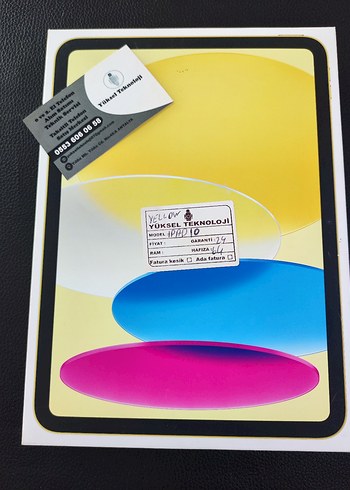 İpad 10 64gb Sıfır Kapalı Kutu TR 