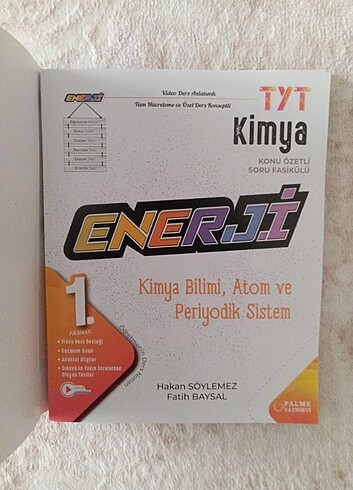 Tyt Kimya Palme konu özetli soru bankası