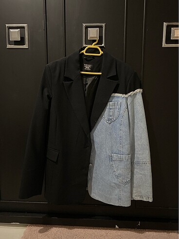 Siyah blazer ceket
