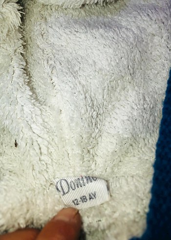 Mavi Erkek Bebek Örgü Tulum - Görsel 4