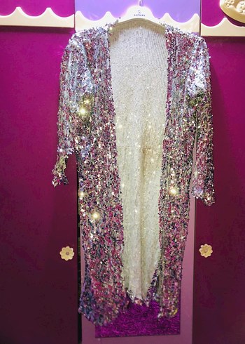 Renkli Uzun Bohem Kadın Kimono - Görsel 3