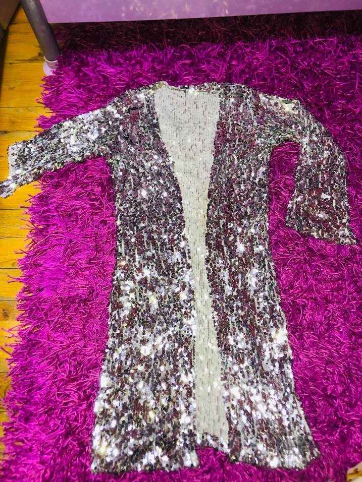 Renkli Uzun Bohem Kadın Kimono - Görsel 2