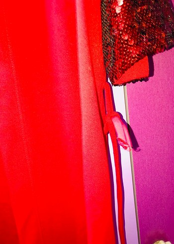 Parlak Pembe Uzun Kollu Pop Kültür Kadın çeket - Görsel 4