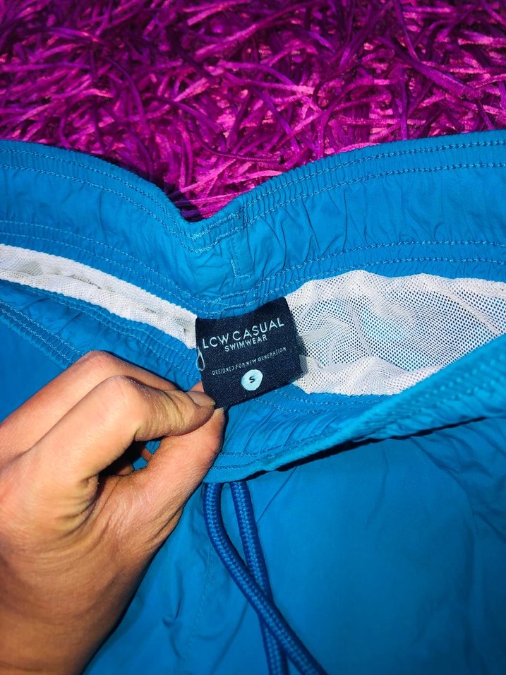 Erkek Mavi Mini Rahat Kesim Mayo - Görsel 3