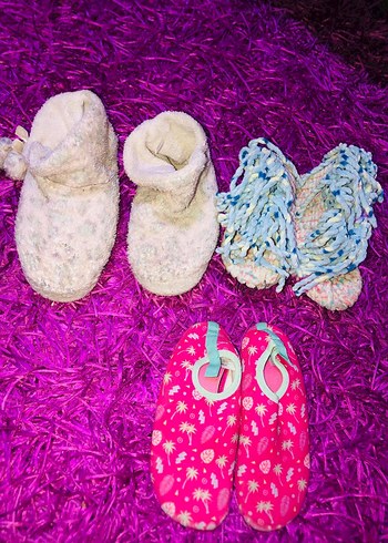 Toplu kız cocuk pandufları - Görsel 2