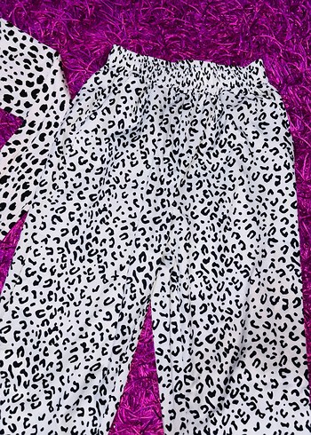 Leopar Desenli Uzun Kollu Takım - Görsel 4