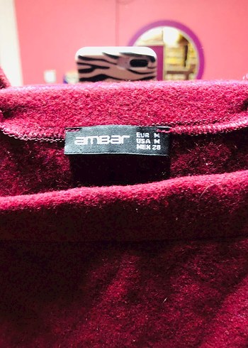 Bordo Kolsuz Salopet - Görsel 3