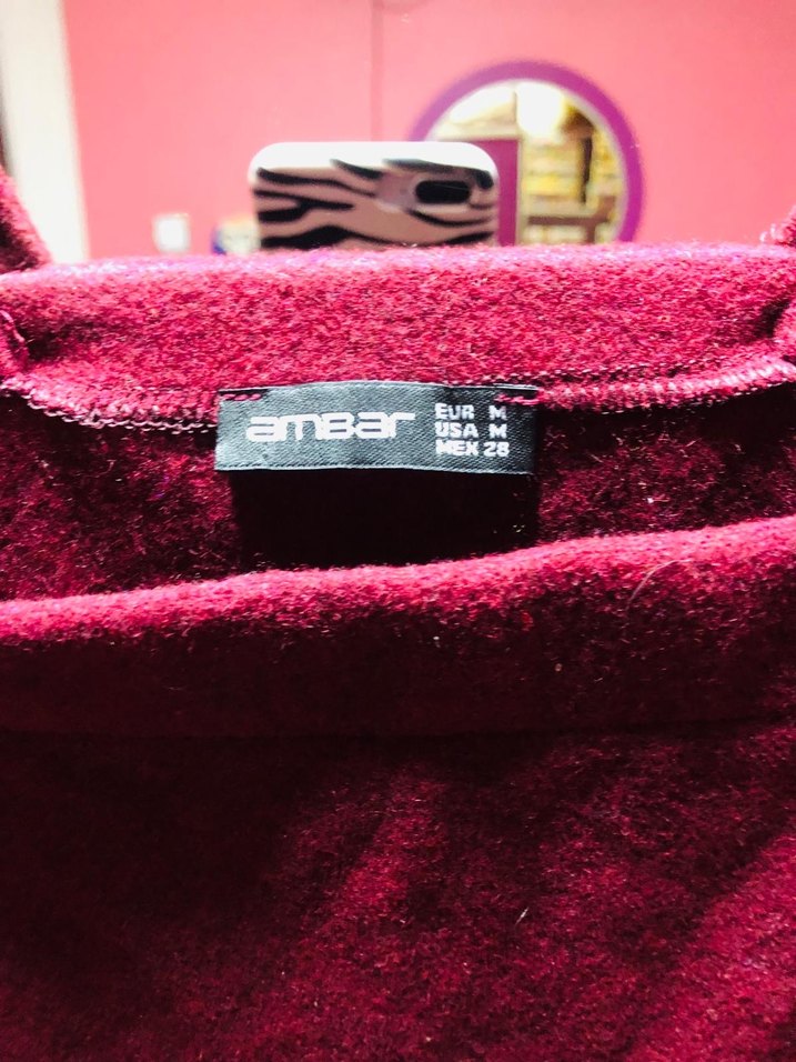 Bordo Kolsuz Salopet - Görsel 3