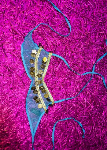 Nakışlı Zincir Detaylı Kadın çamaşır - Görsel 2