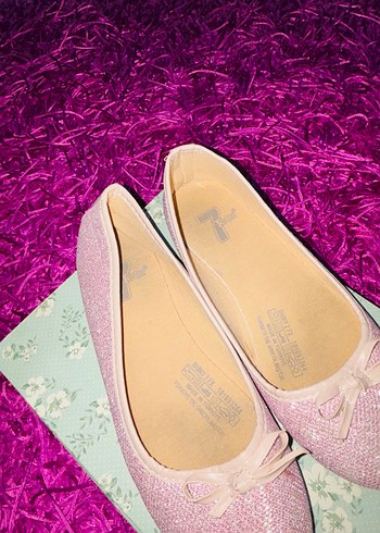 Pembe simli Kız Ayakkabısı - Görsel 3