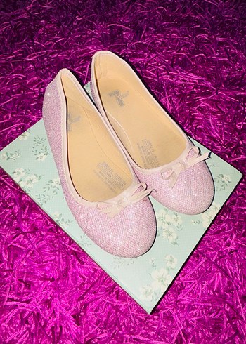 Pembe simli Kız Ayakkabısı - Görsel 4