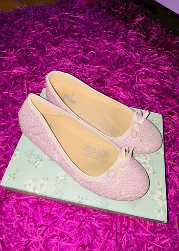 Pembe simli Kız Ayakkabısı - Görsel 5