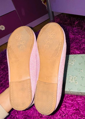 Pembe simli Kız Ayakkabısı - Görsel 2