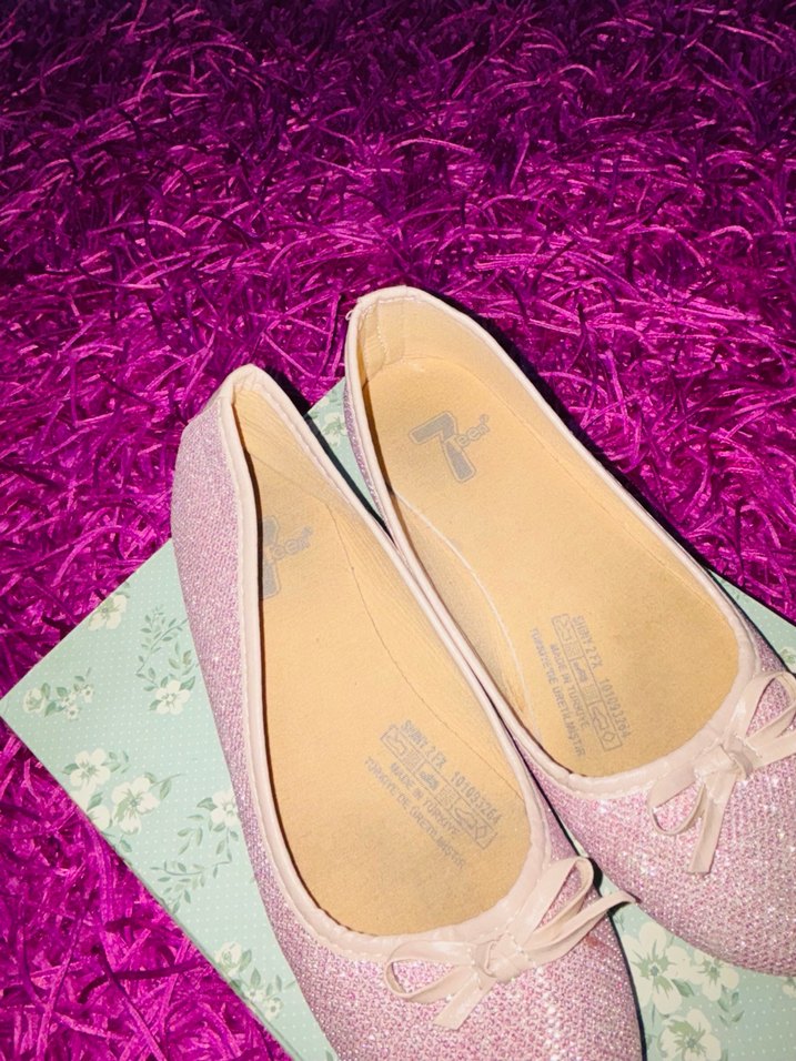 Pembe simli Kız Ayakkabısı - Görsel 3