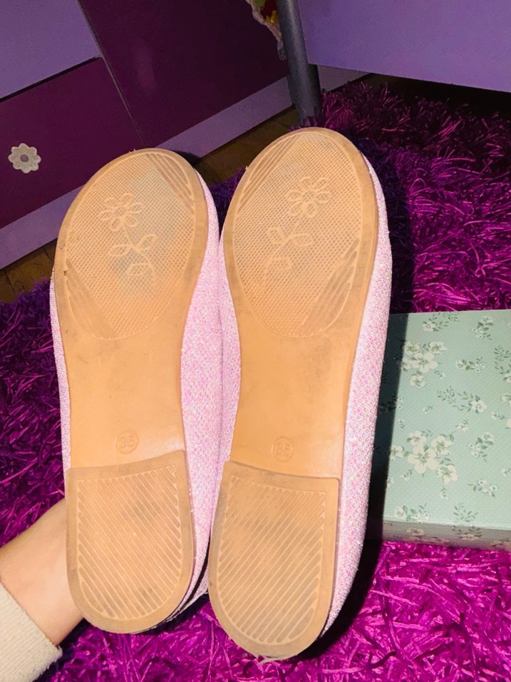 Pembe simli Kız Ayakkabısı - Görsel 2