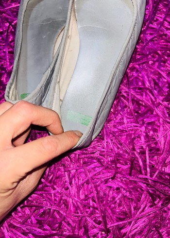 Gri Pilili Kadın Babet - Görsel 4