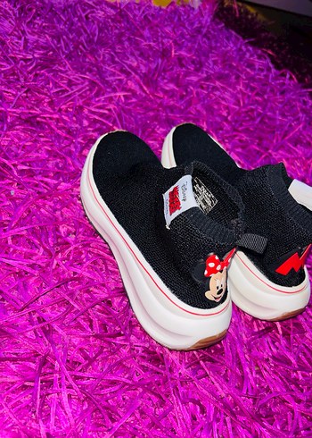 Zara kız çocuk Siyah Örgü Spor Ayakkabı - Görsel 4