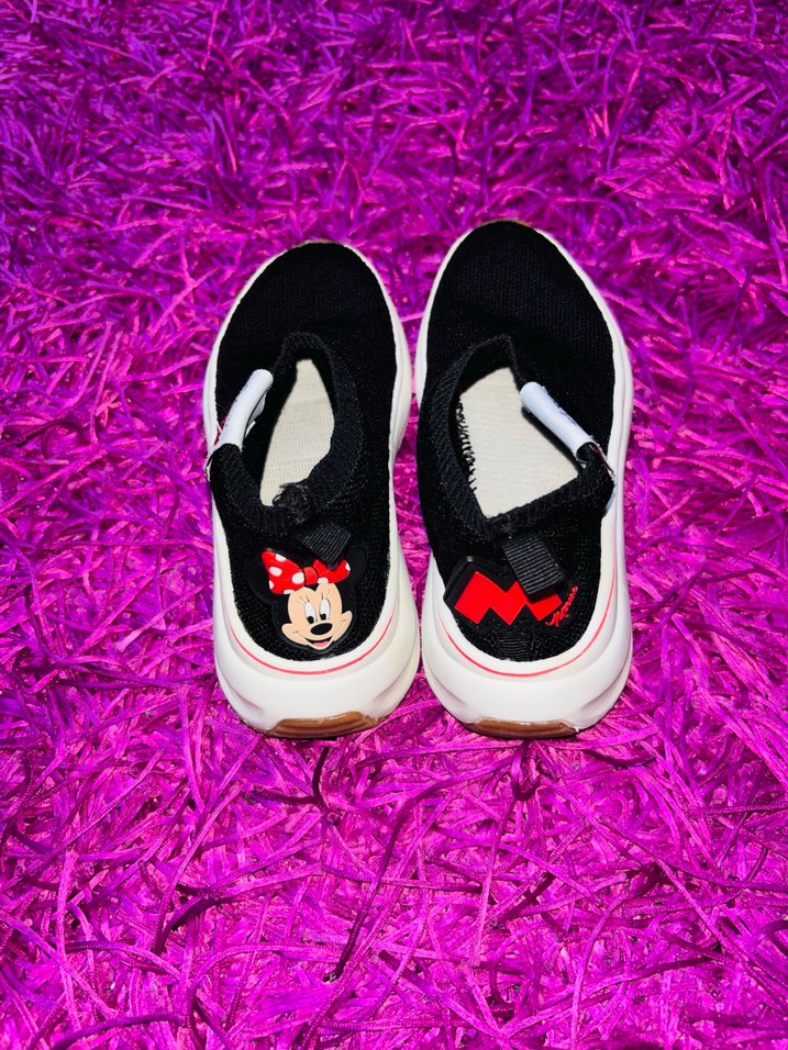 Zara kız çocuk Siyah Örgü Spor Ayakkabı - Görsel 3