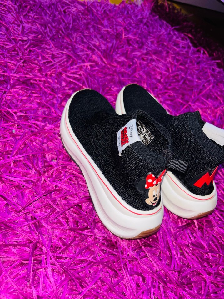 Zara kız çocuk Siyah Örgü Spor Ayakkabı - Görsel 4