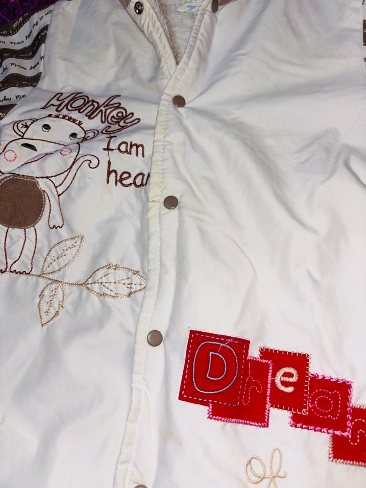 Bebek Nakışlı Kürklü Tulumu - Görsel 3