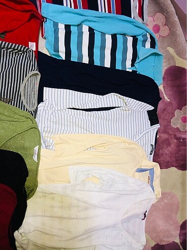 m Beden çeşitli Renk 12 Tane penye bluz toplu satıyorum hepsi toplam 70 tl