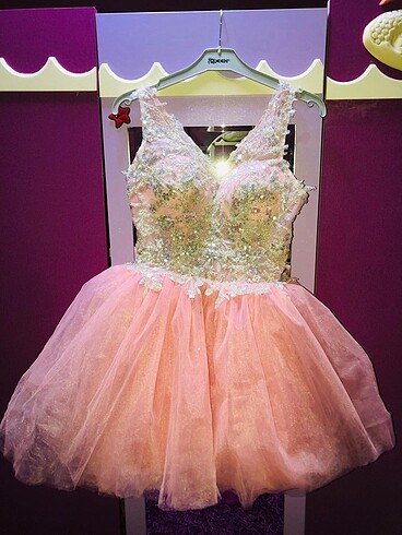 Prenses mini abiye - Görsel 4