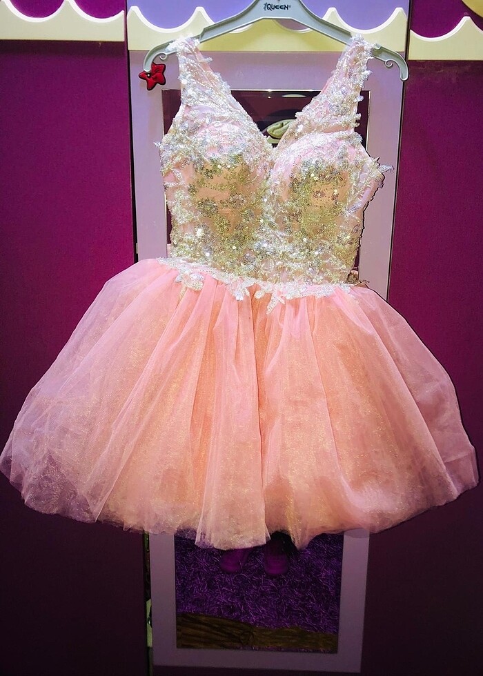 Prenses mini abiye - Görsel 5