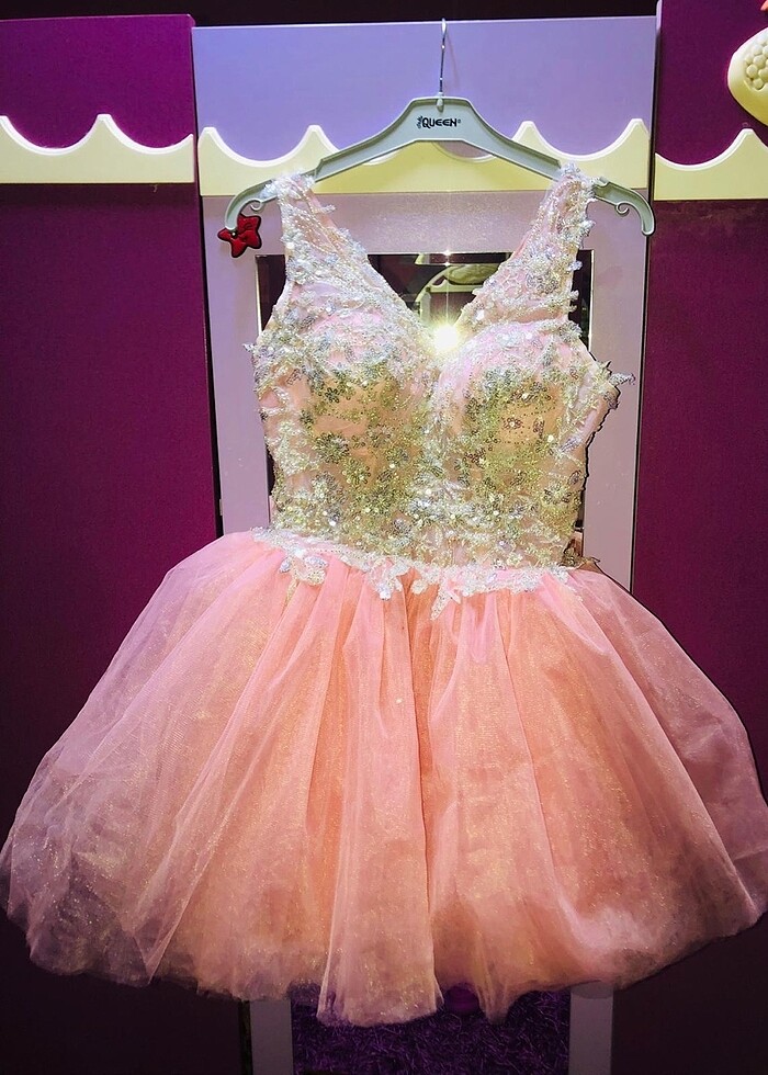 Prenses mini abiye - Görsel 4