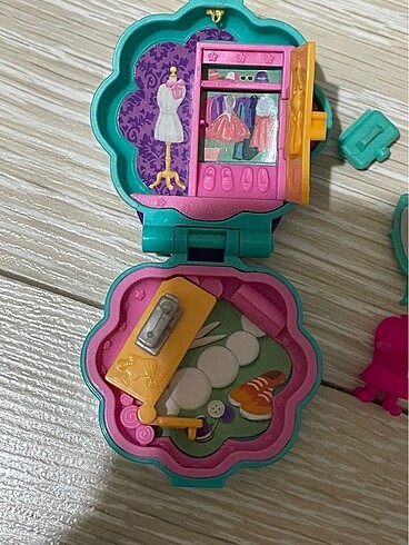  Beden Renk Polly pocket mini oyun seti