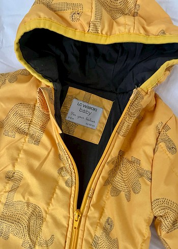 Sarı Fermuarlı Bebek Tulumu - Görsel 2