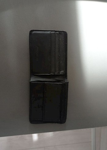 Siyah Rock Punk Desenli Erkek Cüzdan - Görsel 2