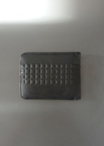 Siyah Rock Punk Desenli Erkek Cüzdan - Görsel 3