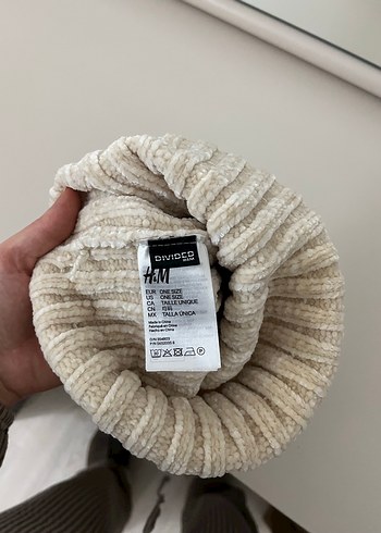 H&M Krem Yün Bere - Görsel 2