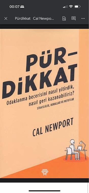 Pürdikkat- Cal Newport
