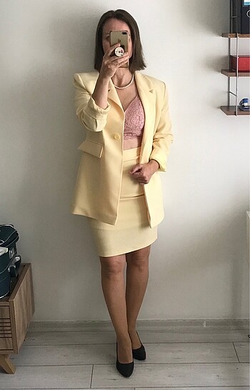 Etek ceket takımı - Görsel 6