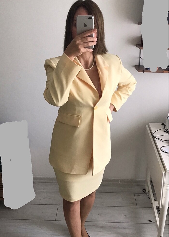 Etek ceket takımı - Görsel 4