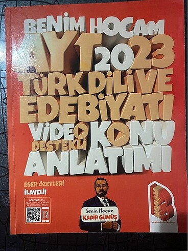Benim Hocam AYT Edebiyat video ders kitabı