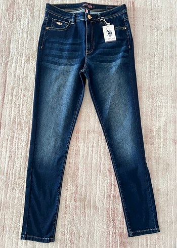 U.S Polo Assn. Us Polo Marka Yeni Etiketli Lacivert Denim Pantolon
